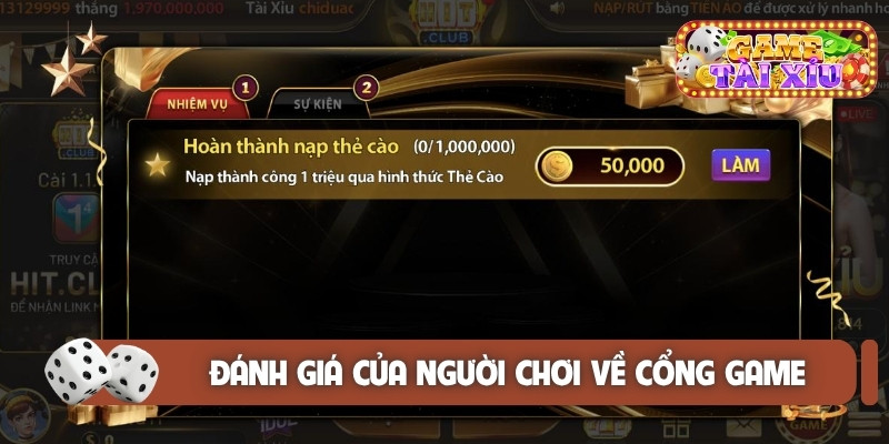 Đánh giá của người chơi về cổng game